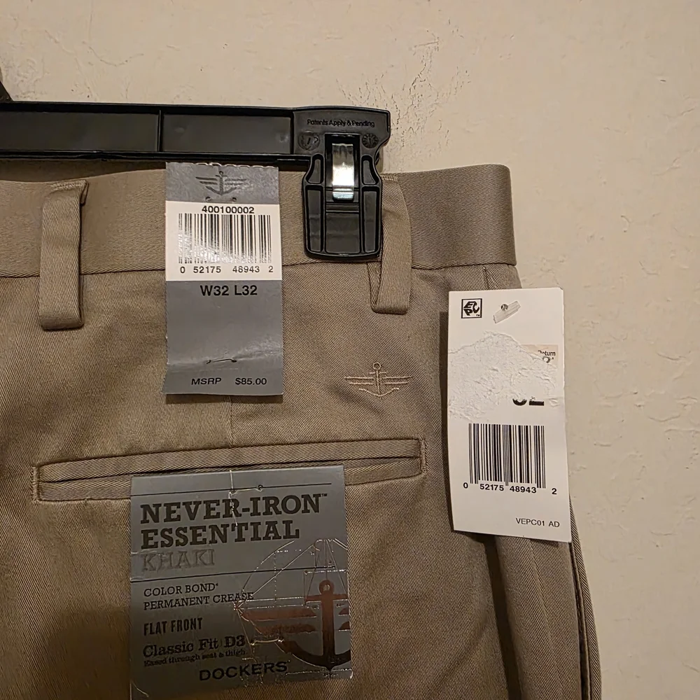Dockers Men's Khacki Classic Fit D3 Pants Size W32 L32 - Picture 3 of 8